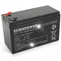 AKUMULATOR EUROPOWER SERII EP 12V 7,2AH