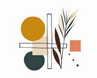 Plakat 50x40cm Ogród Symetryczny