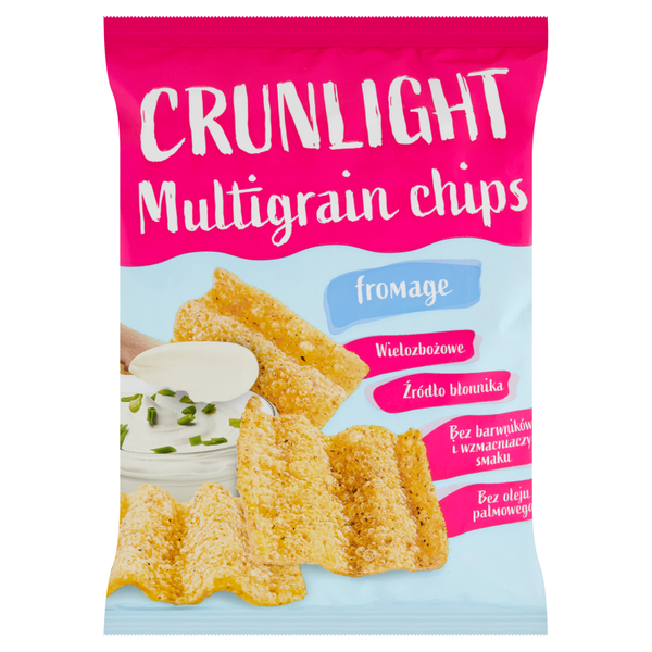 Crunlight Chipsy wielozbożowe fromage 70 g zdjęcie 1