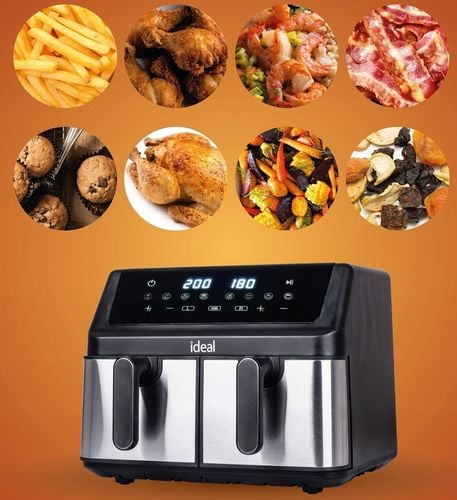 FRYTKOWNICA BEZTŁUSZCZOWA AIR FRYER IDEAL PODWÓJNA 9L na Arena.pl