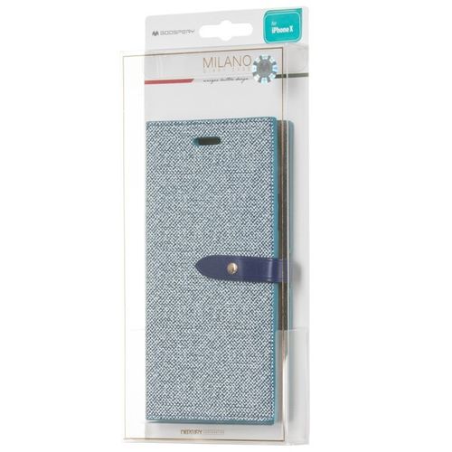 CASE MERCURY MILANO DIARY NIEBIESKI IPHONE X / IPHONE XS na Arena.pl