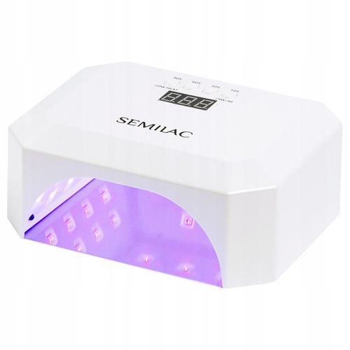 SEMILAC PROFESJONALNA LAMPA UV LED DO PAZNOKCI HYBRYDY ŻELE MANICURE 24W/48 na Arena.pl