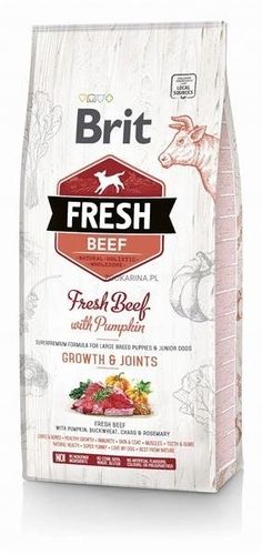BRIT FRESH BEEF PUPPY LARGE 12KG na Arena.pl