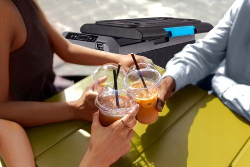 MOCNA LODÓWKA KOMPRESOROWA PRZENOŚNA TURYSTYCZNA SAMOCHODOWA 12V/230V 35L na Arena.pl