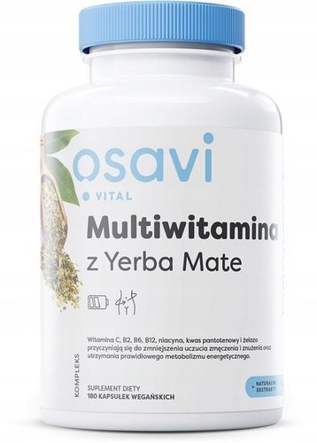 OSAVI MULTIWITAMINA Z YERBA MATE 180 VEGAN CAPS na Arena.pl