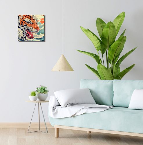 Obraz 30x30cm Tygrys Na Fali na Arena.pl