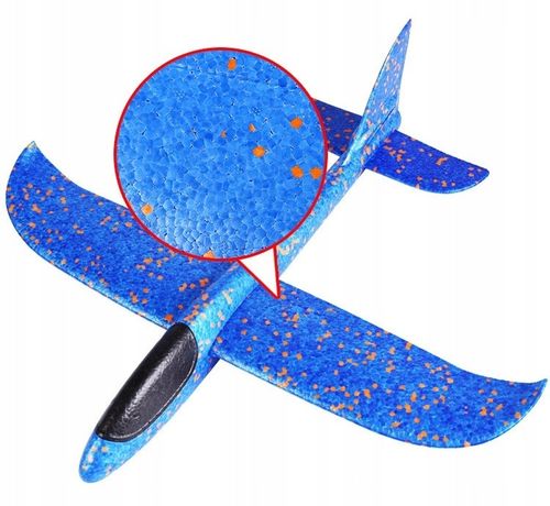 Samolot Szybowiec Styropianowy DUŻY ze Styropianu OPAKOWANIE 5 SZT- KOLORY na Arena.pl