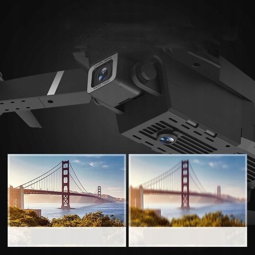 RC DRON Z KAMERĄ DRON 4K PODWÓJNY APARAT WIFI UTRZYMYWANIE WYSOKOŚCI 2.4GHZ na Arena.pl