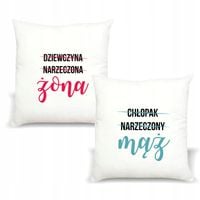 Poduszka z nadrukiem napis PREZENT dla ŻONY