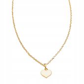 Naszyjnik Sweet Białe Serduszko LOVE Dla Niej Celebrytka Łańcuszek Serce