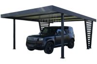 Carport V PREMIUM 4,5x5m Wypełnienie panelami Wiata samochodowa TS1256