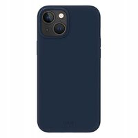 2 x UNIQ etui Lino iPhone 14 Plus / 15 Plus 6.7" niebieski/marine blue
