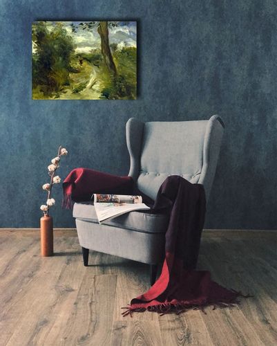 Landscape between Storms, Auguste Renoir - obraz na płótnie 40x30 cm na Arena.pl