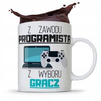 Kubek Informatyka Programisty Z Wyboru Gracz Z Nadrukiem Ze Zdjęciem
