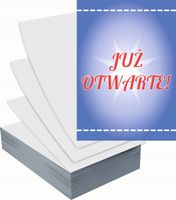 Ulotki A5 reklamowe firmowe 1000 szt projekt w cenie JUŻ OTWARTE