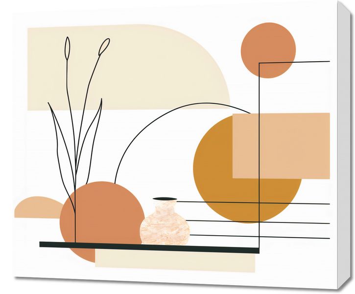 Obraz 70x60cm Terrakotowy Krzyk zdjęcie 1