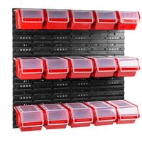 Tablica warsztatowa narzędziowa 80 x 80 cm + 15 kuwet