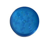 Plastikowy Lekki Grinder do Mielenia Tytoniu Suszu CBD Młynek Niebieski