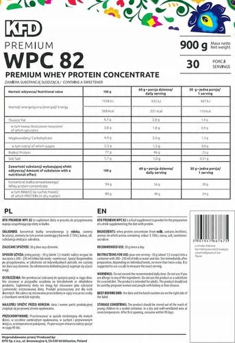 KFD PREMIUM WPC - 900 G - BIAŁKO SERWATKOWE na Arena.pl