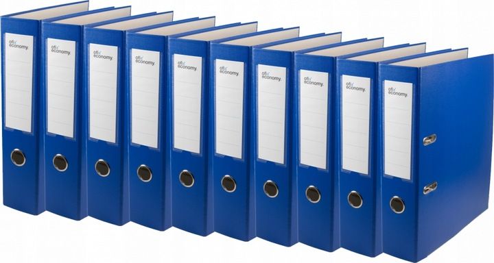 10 x SEGREGATOR BIUROWY A4 75mm SZEROKI OKUTY zdjęcie 4