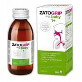 ZATOGRIP Baby 1+ Płyn dla dzeci o smaku malinowym na odporność 120 ml