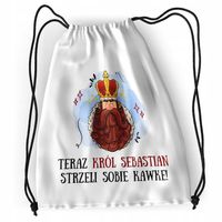Plecak Dla Sebastiana Sportowy Szkolny Worek Torba Z Nadrukiem Ze Zdjęciem