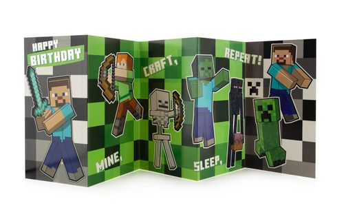 Kartka urodzinowa Minecraft na Arena.pl