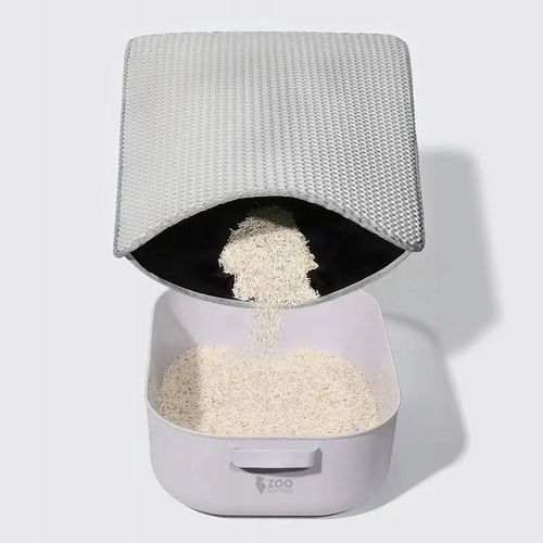 BARDZO DUŻA MATA POD KUWETE Dwuwarstwowa PODKŁADKA dla kota SZARA 75x55 na Arena.pl