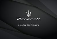 Maserati książka serwisowa książeczka PREMIUM na 16 PRZEGLĄDÓW +GRATIS