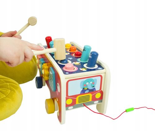 LT301 WBIJAK SŁOŃ DREWNIANY MONTESSORI KOSTKA EDUKACYJNA na Arena.pl