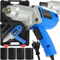 KLUCZ UDAROWY DO KÓŁ ELEKTRYCZNY 2000W 800Nm 1/2" MOCNY Z ZESTAWEM NASADEK