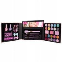 Duży Rozkładany Zestaw Kosmetyków dla dziewczynek Kuferek do malowania