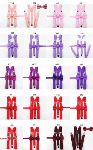 Komplet SZELKI męskie i MUCHA czerwone na Arena.pl