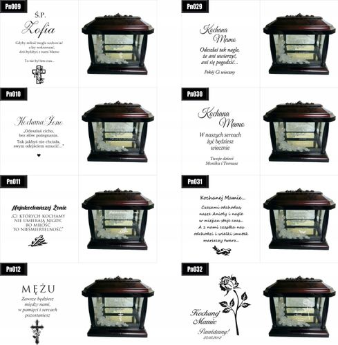 LAMPION ZNICZ KAPLICZKA grawer Kochanemu Bratu na Arena.pl