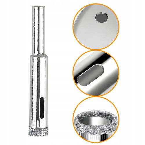 OTWORNICE DIAMENTOWE DO PŁYTEK GRESU SZKŁA KORONKA ZESTAW 10 szt na Arena.pl