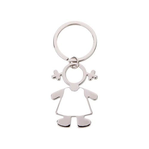 Brelok do kluczy "Girl" do sublimacji zdjęcie 1