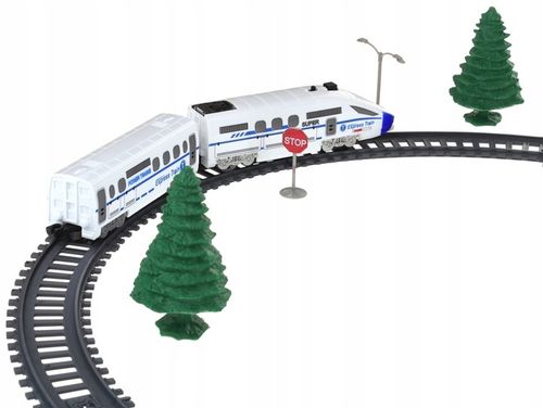 Kolejka Elektryczna Pociąg Ogromny Tor Tunel Podnoszony Most 366cm Wagony na Arena.pl