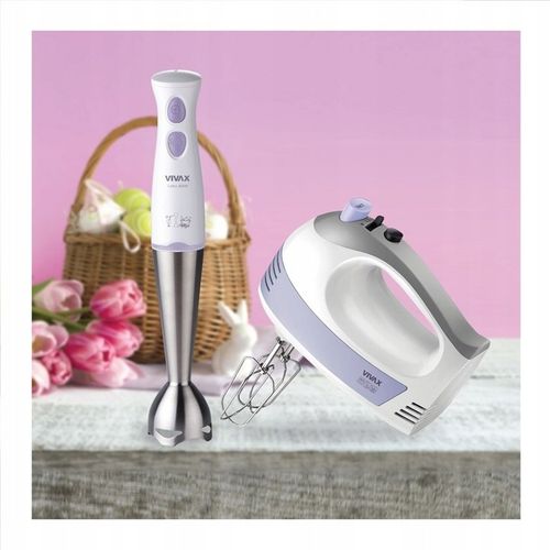 MIKSER RĘCZNY VIVAX TURBO 400W MIESZADŁA I TRZEPACZKI ZE STALI na Arena.pl