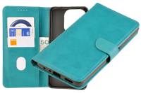 Etui portfel Wallet do Oppo A5 Pro 5G zielony