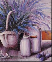 60CM 50CM OBRAZ ŚCIENNY LAWENDOWA MARTWA NATURA DRUK PŁÓTNO