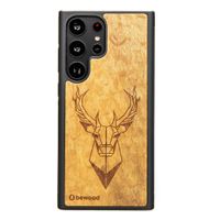 Drewniane Etui Bewood na Samsung Galaxy S23 Ultra JELEŃ IMBUIA