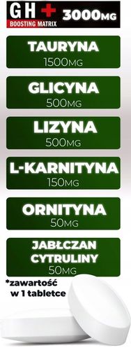 AMINOKWASY Mocna Formuła BCAA EAA HORMON GH KREATYNA EAA CAŁODZIENNE, igf1 na Arena.pl