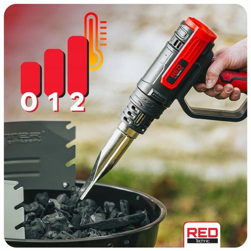 OPALARKA ELEKTRYCZNA Z REGULACJĄ 2 BIEGI LCD 50-650°C 2200W MOCNA +5 na Arena.pl