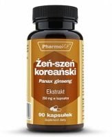 ŻEŃ SZEŃ KOREAŃSKI 90 Kapsułek Energia, Koncentracja, Odporność