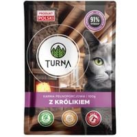 karma mokra dla kota z królikiem turna cats 100g koty z wrażliwym żołądkiem