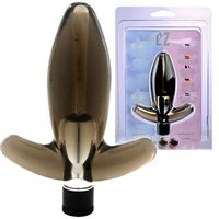 Wibrujący korek do anusa, z uchwytem.
