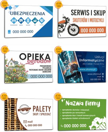 Tabliczka reklamowa szyld dibond 40x30 NADRUK udładanie kostki brukowej na Arena.pl