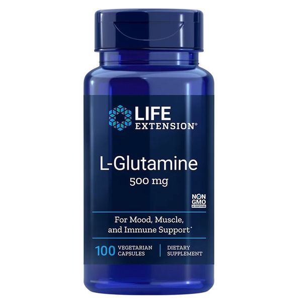LIFE EXTENSION L-Glutamine (100 kaps.) zdjęcie 1