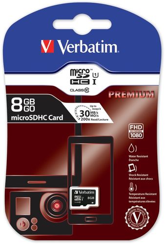 Verbatim Micro SDHC 8GB Class10 na Arena.pl