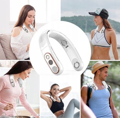 NECK FAN 3000MAH PORTABLE WITH 3 ADJUSTABLE SPEEDS USB FAN na Arena.pl